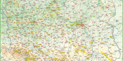 Polónia atrações mapa